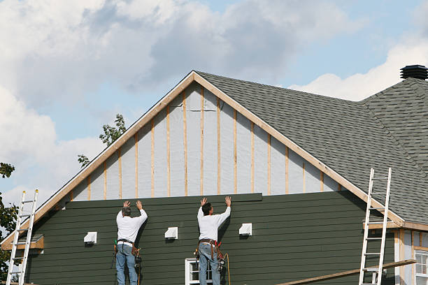Professional Siding Contractor technician working in Stafford, OH